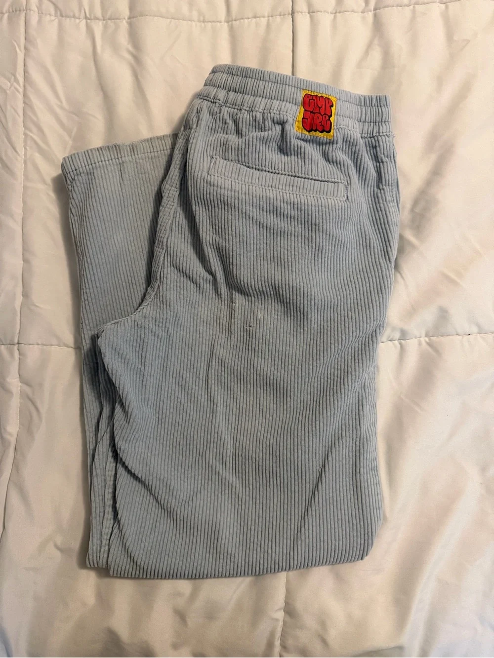 Youth Empyre Light Blue Corduroy Casual Pants